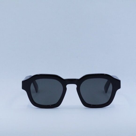 🕶️ New RetroSuperFuture SALUTO BLACK 9FP Sunglasses - Black Frame, Grey Lenses - Picture 2 of 11